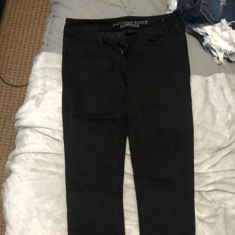 Brand new without tags black AE jegging